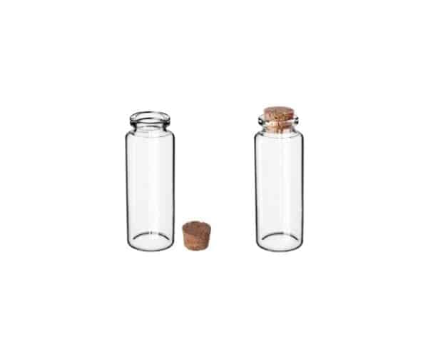Kieliszek Fiolka z korkiem 40ml (zestaw 12szt.)