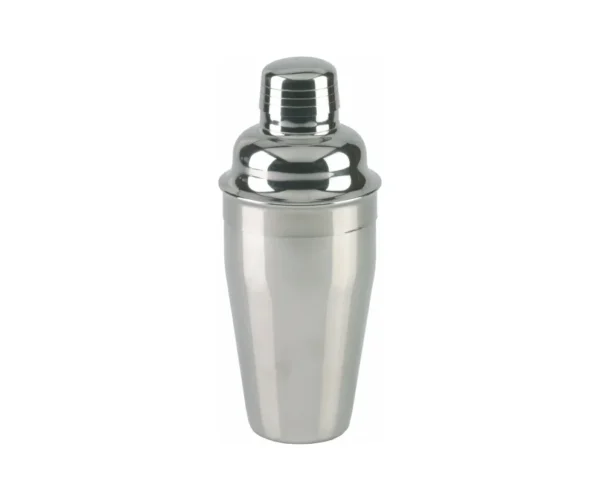 Shaker francuski 3-częściowy, polerowany, 500ml